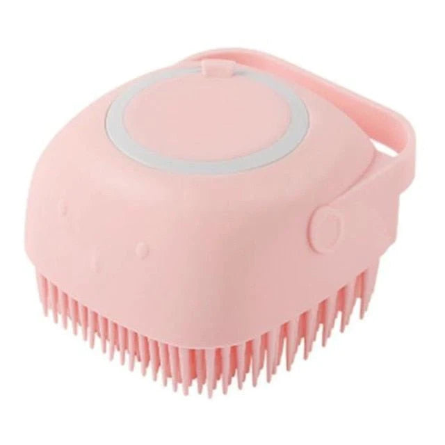 Esponja de Silicone  Maraaa Pet para Banho com Dispenser
