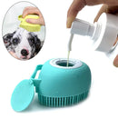 Esponja de Silicone  Maraaa Pet para Banho com Dispenser