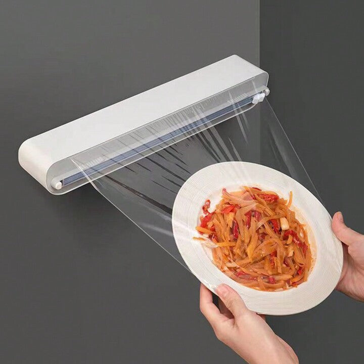Suporte dispenser cortador de papel alumínio, manteiga e plástico filme 50,00