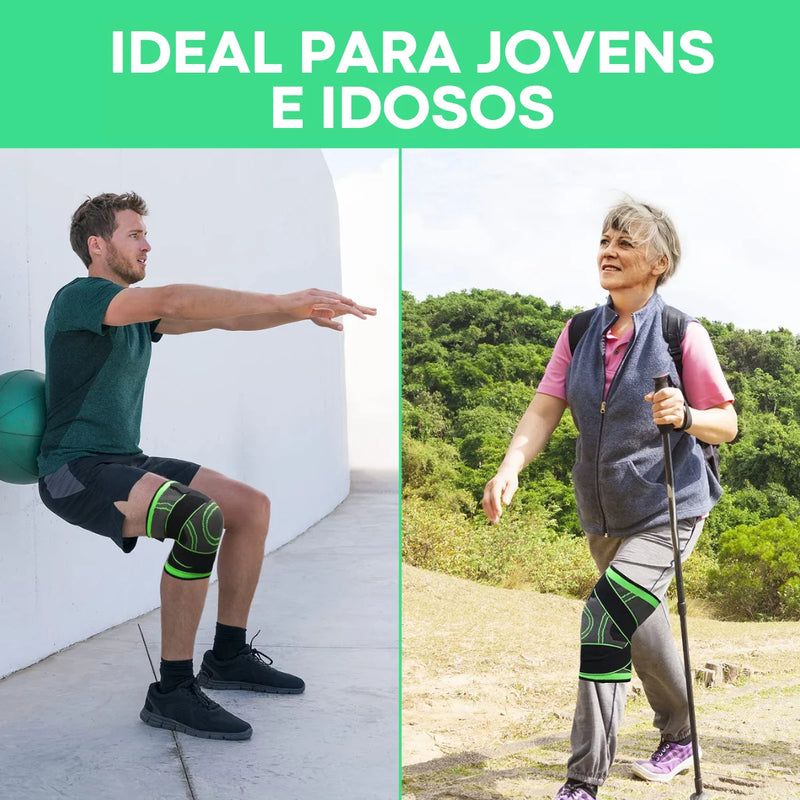 Joelheira de Comprensão Ajustável Original✅