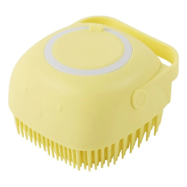 Esponja de Silicone  Maraaa Pet para Banho com Dispenser