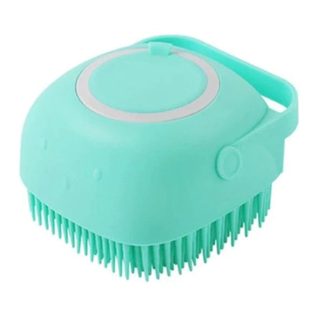 Esponja de Silicone  Maraaa Pet para Banho com Dispenser