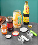 Abridor Manual de Tampas de Garrafas  Potes e  Frascos em Aço Inox