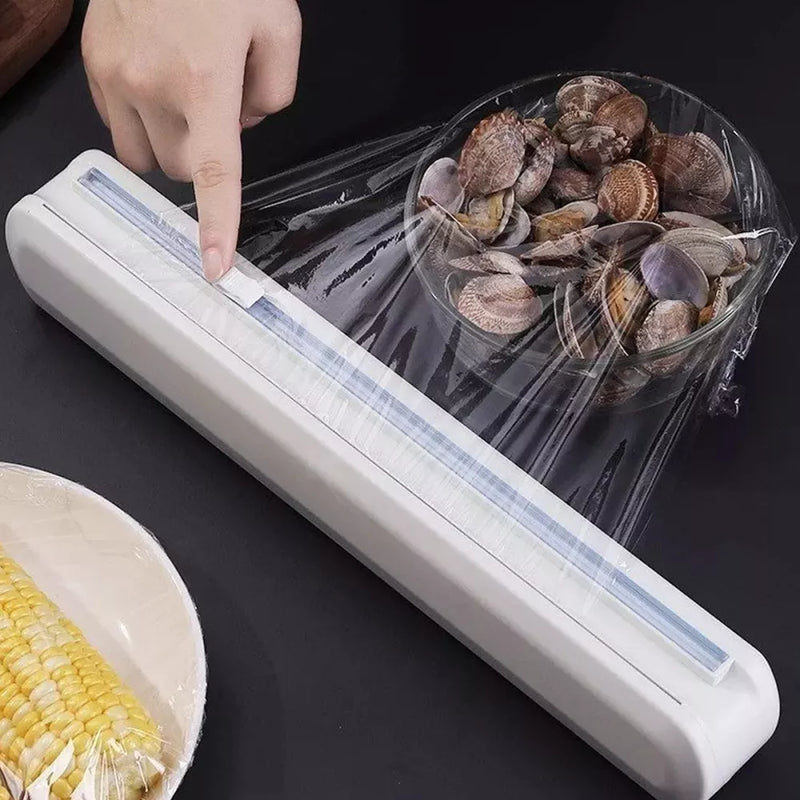 Suporte dispenser cortador de papel alumínio, manteiga e plástico filme 50,00