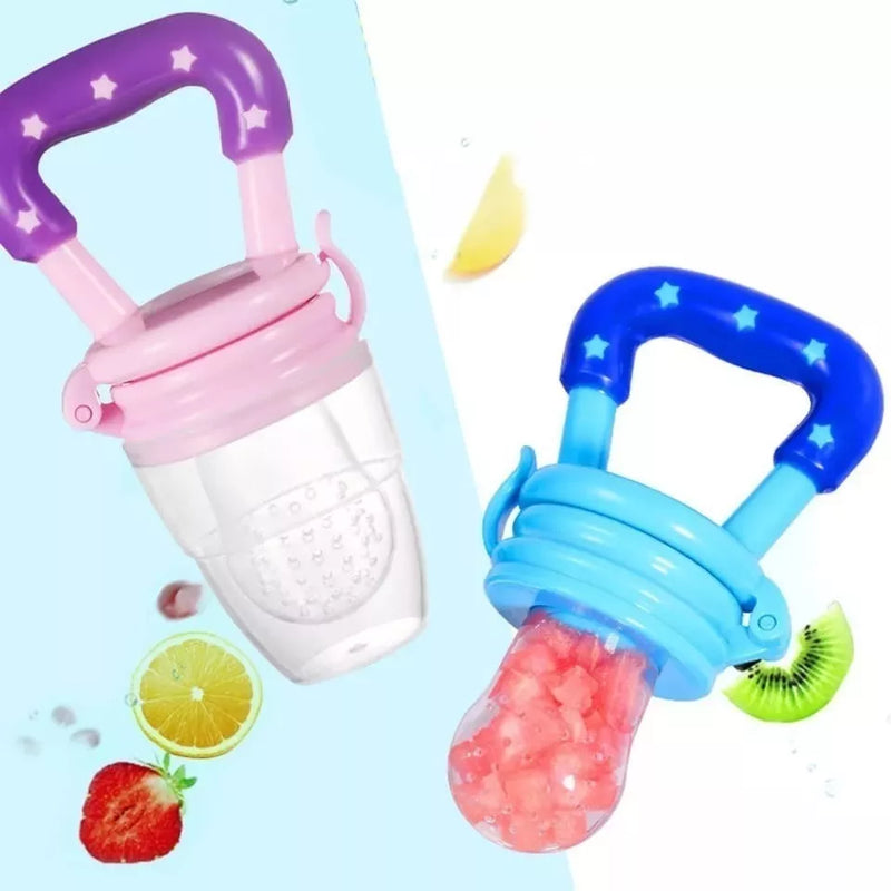 Chupeta Porta Frutinha Sugador Em Silicone Alimentador Bebê