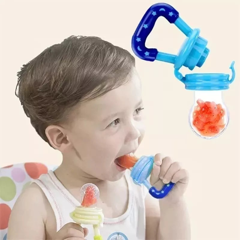 Chupeta Porta Frutinha Sugador Em Silicone Alimentador Bebê