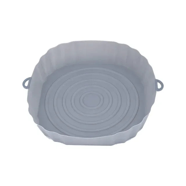 Forma de Silicone para Air Fryer Antiaderente Reutilizável