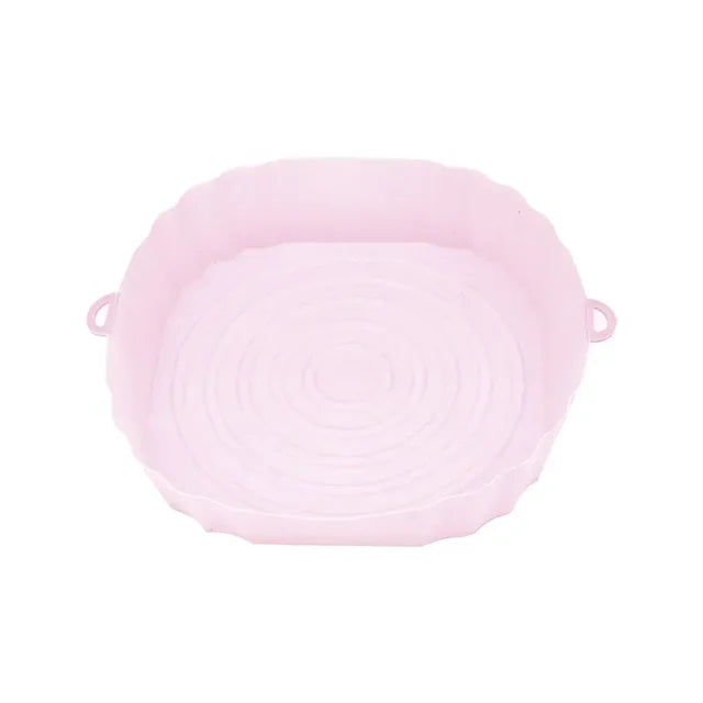 Forma de Silicone para Air Fryer Antiaderente Reutilizável