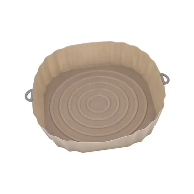 Forma de Silicone para Air Fryer Antiaderente Reutilizável