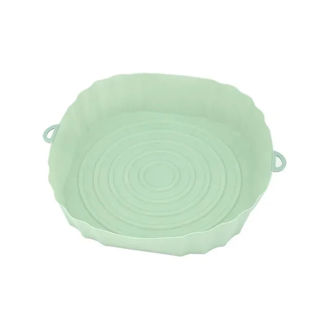 Forma de Silicone para Air Fryer Antiaderente Reutilizável