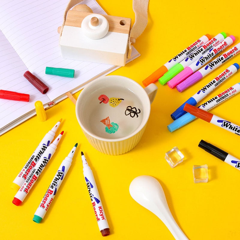 Kit de Caneta Mágica para Pintura na Água