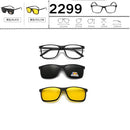 Óculos New Retrô Unissex -Night Drive 5 em 1 Original com Imã - Frete Grátis ✅