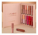 Batom Matte Ultra Chic Fosco HANDAYAN Kit de 12 peças e Embalagem Box