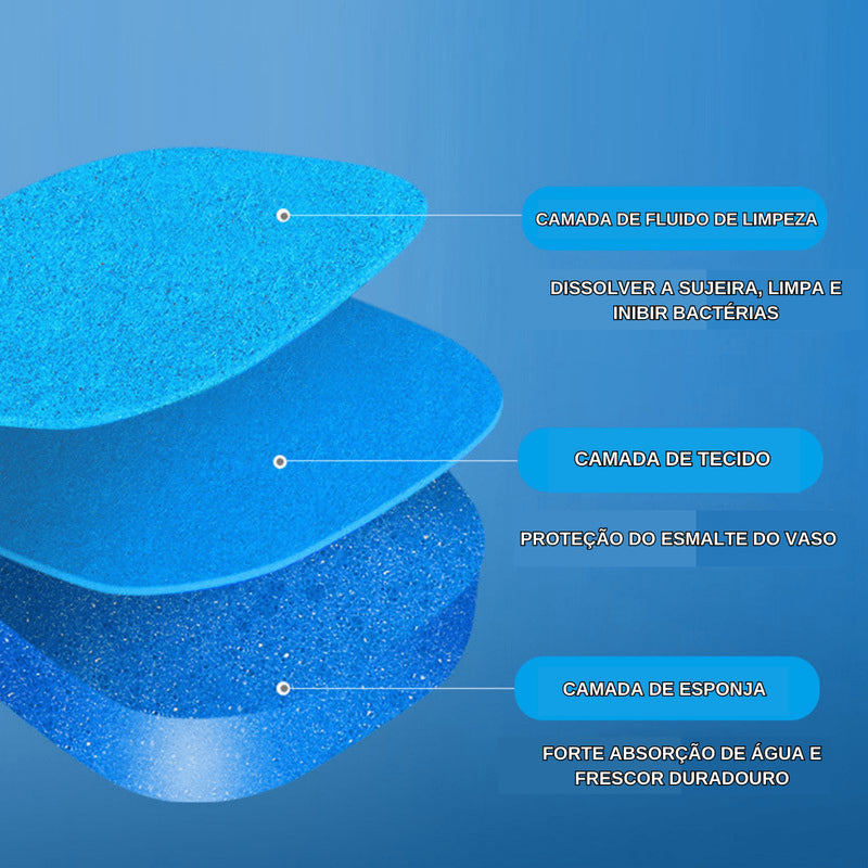 Esponja Descartável para Vaso Sanitário