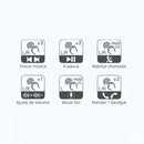 Fones de Ouvido Mickey e Minnie  Lux TWS Bluetooth 5.2 Sem Fios Disney 269,00