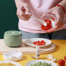 Mini Processador Triturador Mixer de Alimento Manual 3 Laminas