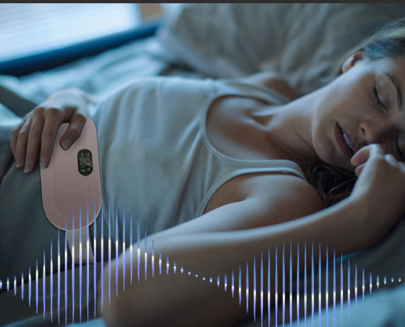 Cinto Massageador Térmico para cólica menstrual alívio e bem estar.