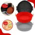 Forma de Silicone para Air Fryer Antiaderente Reutilizável
