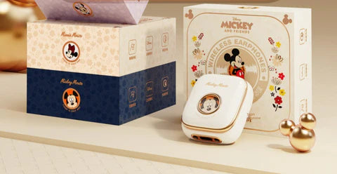 Fones de Ouvido Mickey e Minnie  Lux TWS Bluetooth 5.2 Sem Fios Disney 269,00